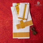 8 Muzham Dhoti Bleached - SASDS0035943