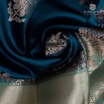 Tussar/Mango Silk - Teal SASMT0035948 - Image 2