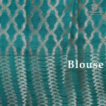 Tussar/Mango Silk - Teal SASMT0035948 - Image 3