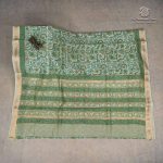 Pure Maheshwari Silk Sarees - Light Pista SASMS35963