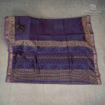 Pure Maheshwari Silk Sarees - Dark Lilac SASMS35965