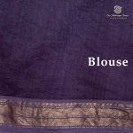 Pure Maheshwari Silk Sarees - Dark Lilac SASMS35965 - Image 3