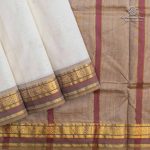Silk Cotton Sarees Simple – Ivory SAS35969