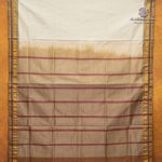 Silk Cotton Sarees Simple – Ivory SAS35969 - Image 4