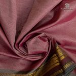 Silk Cotton Sarees Simple – Onion Pink SAS35970 - Image 2