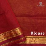 Silk Cotton Sarees Simple – Sambangi Green SAS35972 - Image 3