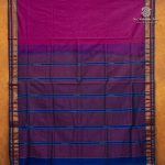 Silk Cotton Sarees Simple – Majenta Pink SAS35974 - Image 4