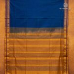 Silk Cotton Sarees Simple – Dual Shade Blue SAS35975 - Image 4