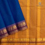 Silk Cotton Sarees Simple – Dual Shade Blue SAS35975