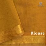 Silk Cotton Sarees Simple – Rust Orange SAS35976 - Image 3