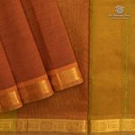 Silk Cotton Sarees Simple – Rust Orange SAS35976