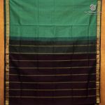Silk Cotton Sarees Simple – Seafoam Green SAS35977 - Image 4