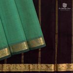 Silk Cotton Sarees Simple – Seafoam Green SAS35977