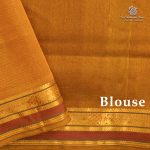 Silk Cotton Sarees Simple – Dark Green SAS35980 - Image 3
