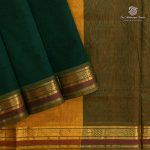 Silk Cotton Sarees Simple – Dark Green SAS35980