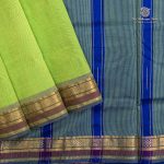 Silk Cotton Sarees Simple – Bright Lime Green SAS35981