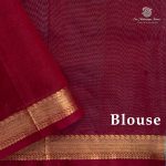 Silk Cotton Sarees Simple – Seafoam Blue SAS35983 - Image 3
