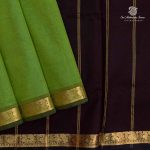 Silk Cotton Sarees Simple – Kelly Green SAS35984