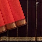 Silk Cotton Sarees Simple – Pinkish Orange SAS35986