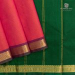 Silk Cotton Sarees Simple – Orangish Pink SAS35988