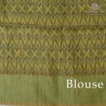 Semi Tussar Fancy Sarees -  Seafoam Green SASMS35992 - Image 3