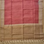 Semi Tussar Fancy Sarees -  Pale Red SASMS36002