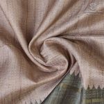 Semi Tussar Fancy Sarees -  Beige SASMS36003 - Image 2