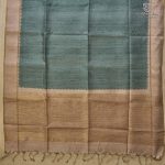 Semi Tussar Fancy Sarees -  Dusky Green SASMS36006
