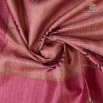 Semi Tussar Fancy Sarees -  Pale Pink SASMS36007 - Image 2