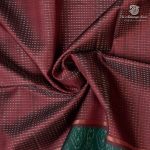 Semi Tussar Fancy Sarees -  Dark Brown SASMS36010 - Image 2