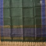 Semi Tussar Fancy Sarees -  Dark Green SASMS36011
