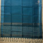 Semi Tussar Fancy Sarees - Dark Greyish Blue SASMS36021