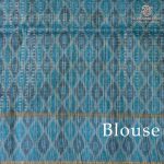 Semi Tussar Fancy Sarees - Dark Greyish Blue SASMS36021 - Image 3