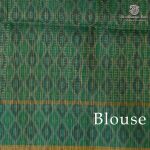 Semi Tussar Fancy Sarees - Dark Green SASMS36022 - Image 3