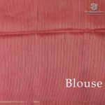 Semi Tussar Fancy Sarees - Pastel Red SASMS36026 - Image 3