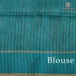 Semi Tussar Fancy Sarees - Teal SASMS36032 - Image 3