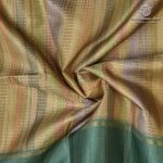 Semi Tussar Fancy Sarees - Cactus Green SASMS36033 - Image 2