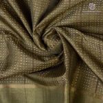Semi Tussar Fancy Sarees - Army Green SASMS36043 - Image 2