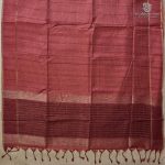 Semi Tussar Fancy Sarees - Copper Rust SASMS36044