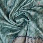 Fancy Saree - Green SASMS360105 - Image 2