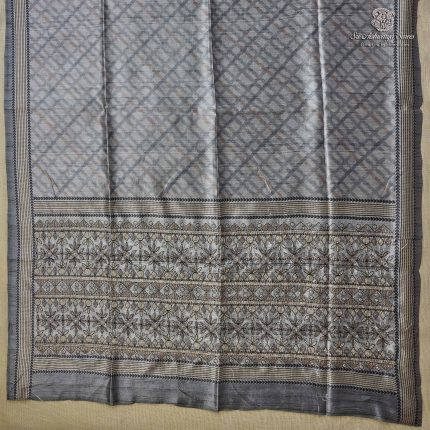 Fancy Saree - Grey SASMS360107