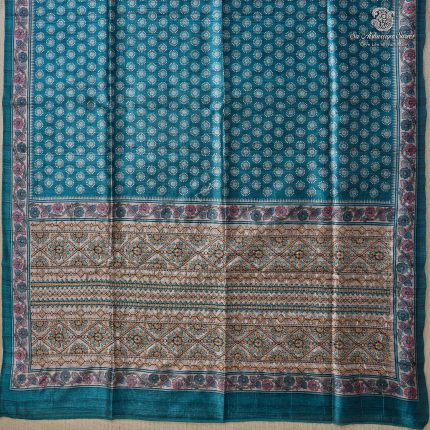 Fancy Saree - Teal SASMS360112