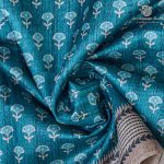 Fancy Saree - Teal SASMS360115 - Image 2