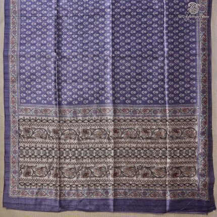 Fancy Saree - Violet SASMS360118