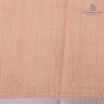 Fancy Linen Sarees - Light Orange SASMS36121 - Image 3