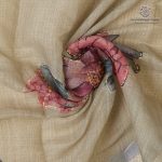 Fancy Linen Sarees - Light Green SASMS36124 - Image 2