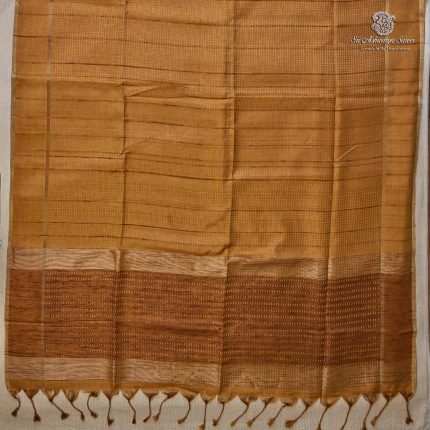 Semi Tussar Fancy Sarees - Copper SASMS36125