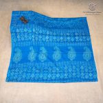 Printed Cotton Sarees - Deep Sky Blue SASC0036137