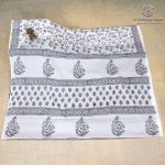 Printed Cotton Sarees - White SASC0036150