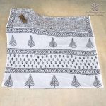 Printed Cotton Sarees - White SASC0036151